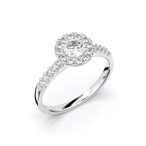 Festive Isabella timanttisormus, platina 595-052-PT