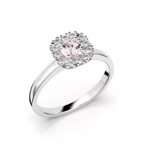 Festive Josefiina Morganiitti timanttisormus, platina 596-042M-PT