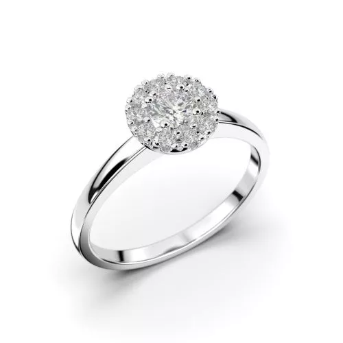 Festive Annabella timanttisormus, platina 598-028-PT