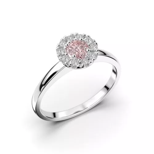 Festive Annabella sormus, valkokulta / morganiitti 598-028M-VK