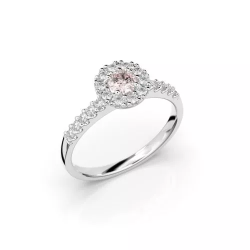 Festive Annabella Morganiitti timanttisormus, platina 599-038M-PT