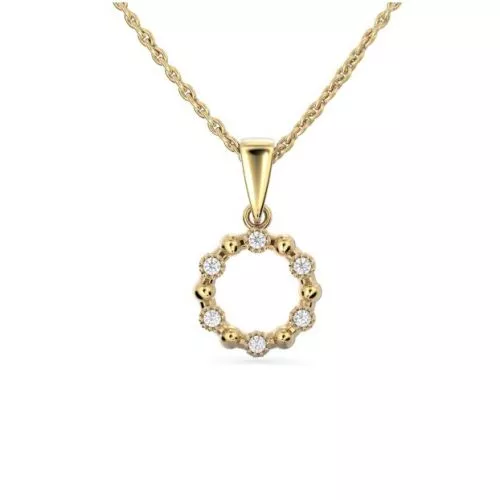 Festive Venus timanttiriipus, keltakulta 618-006R-KK