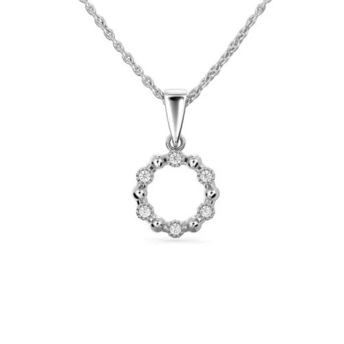 Festive Venus timanttiriipus, valkokulta 618-006R-VK