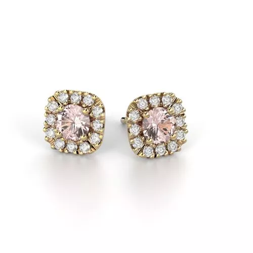 Festive Josefiina Morganiitti timanttikorvakorut, keltakulta 631-084M-KK