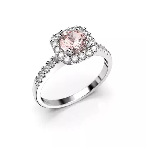 Festive Jemina Morganiitti timanttisormus, platina 635-076M-PT