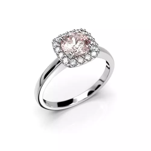 Festive Joanna Morganiitti timanttisormus, platina 636-086M-PT