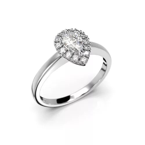 Festive Penelope timanttisormus, platina 640-043-PT