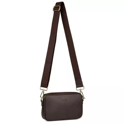 Aarni olkalaukku, tummanruskea 6430066271603-1