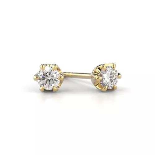 Festive Adele korvakorut, keltakulta 670-020-KK