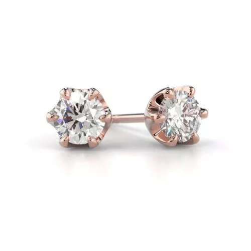 Festive Adele korvakorut, punakulta 670-060-PK