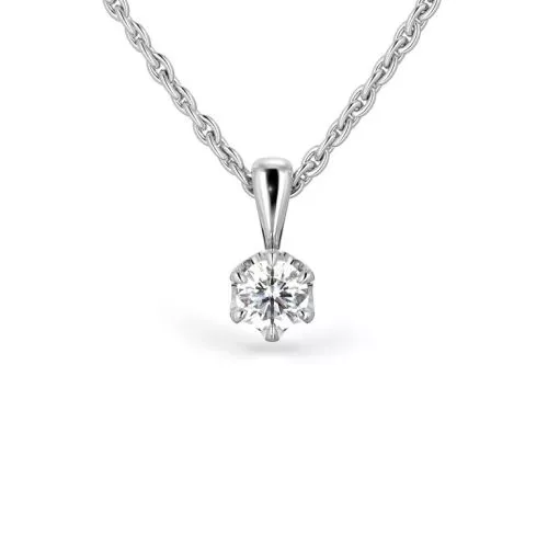 Festive Adele riipus, valkokulta 671-020-VK