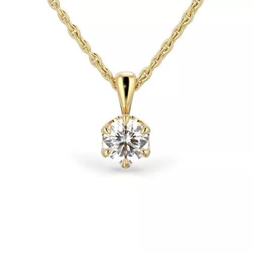 Festive Adele riipus, keltakulta 671-050-KK