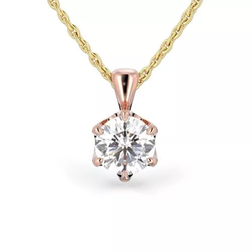 Festive Adele riipus, punakulta 671-100-PK