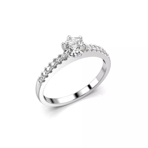 Festive Julianna timanttisormus, platina 682-042-PT