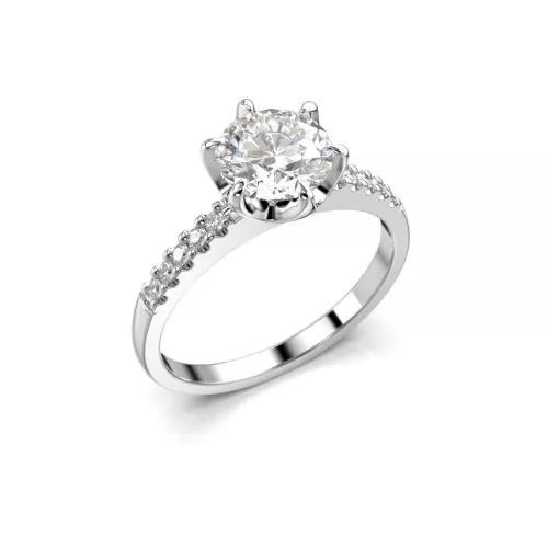 Festive Julianna timanttisormus, valkokulta 682-110-VK