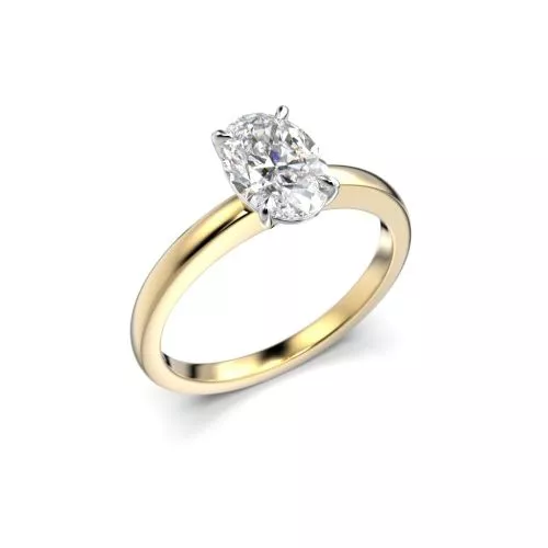 Festive Selena timanttisormus, kelta- ja valkokulta 683-100-KV