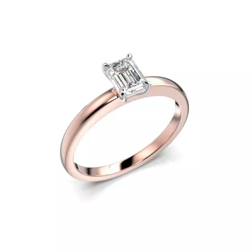 Festive Serena timanttisormus, puna- ja valkokulta 684-050-PV