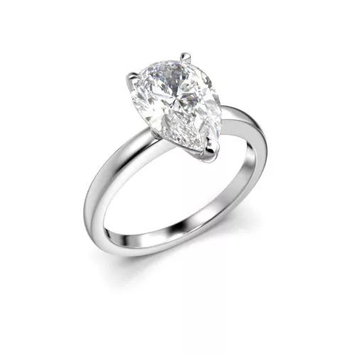 Festive Venus timanttisormus, platina 685-200-PT