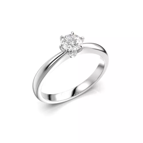 Festive Classic timanttisormus, platina 686-040-PT