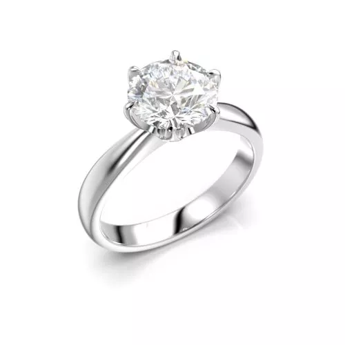 Festive Classic timanttisormus, platina 686-200-PT