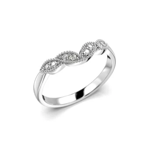 Festive Veera Side timanttisormus, valkokulta 697-008-VK