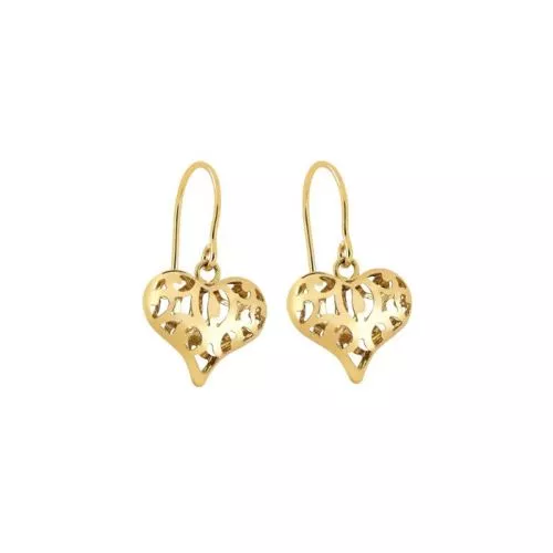 Kultaiset sydänkorvakorut 7-16082-701-1