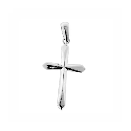 Weißes Goldinen Kreuzen Anhänger 7-16148-902-1