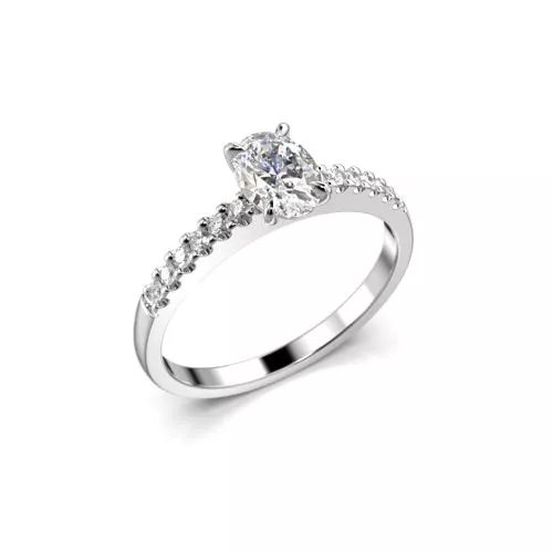 Festive Selena Side timanttisormus, platina 703-062-PT