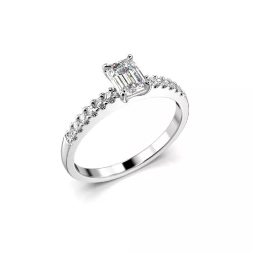 Festive Serena Side timanttisormus, platina 704-062-PT