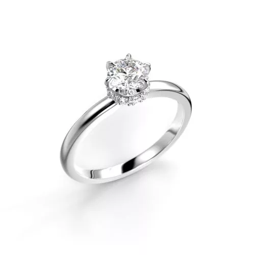 Festive Heidi timanttisormus, valkokulta 710-060-VK