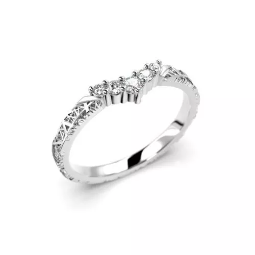 Festive Routa Tieva Sivu timanttisormus 733-009-VK