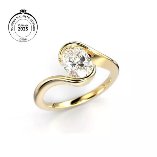 Festive Auréa timanttisormus 734-100-KK