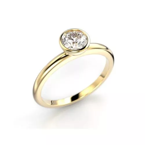 Festive Auréa Bezel timanttisormus 741-050-KK