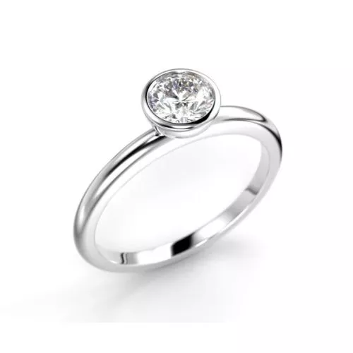 Festive Auréa Bezel timanttisormus 741-050-VK