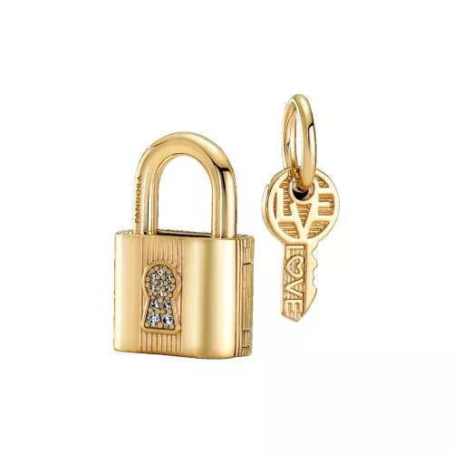 Pandora Padlock & Key Dangle riipushela 760088C01-1