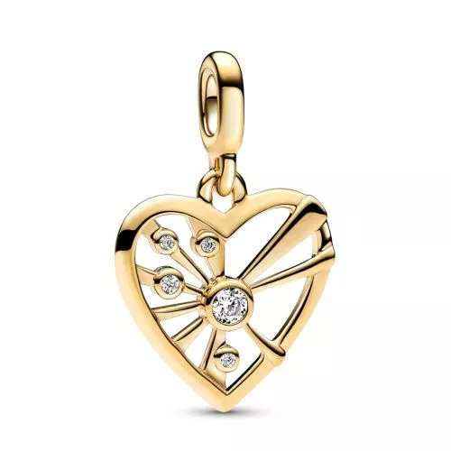 Pandora ME Heart & Rays Medallion hela 762691C01-1