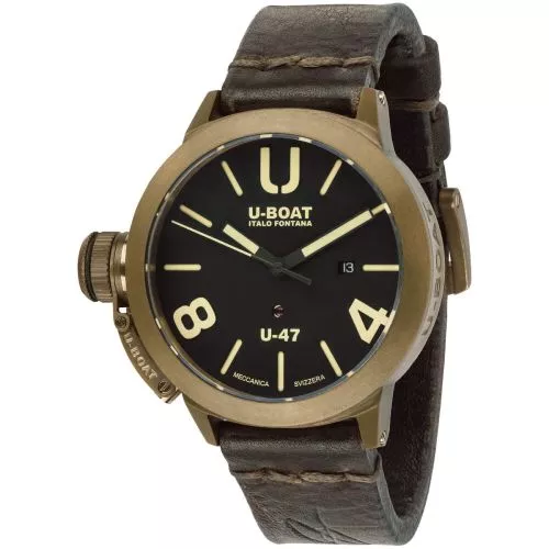 U-Boat Classico U-47 Bronze -rannekello 7797-1