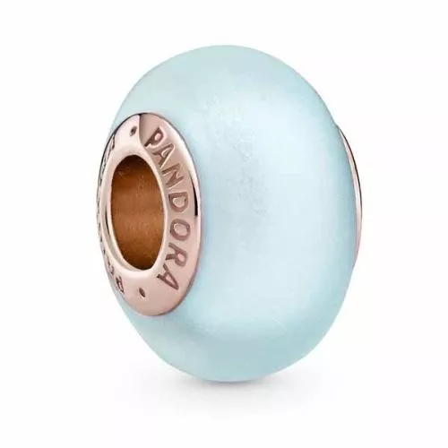 Pandora Matte Blue Murano Glass hela 789420C00-1