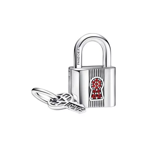 Pandora Moments Padlock and Key hela 790088C02-1