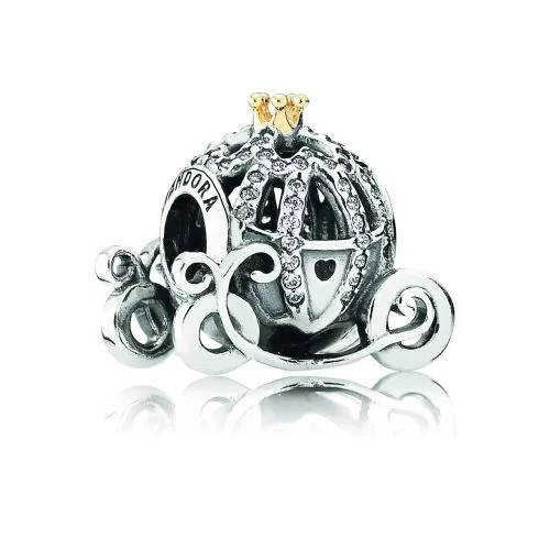 Pandora Disney, Cinderella Pumpkin Charm 791573CZ-1