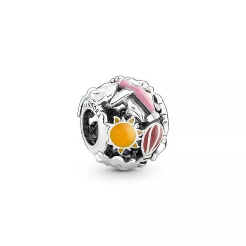 Pandora Moments Fly Away Rainbow Sky & Travel Charm hela 791695C01-1