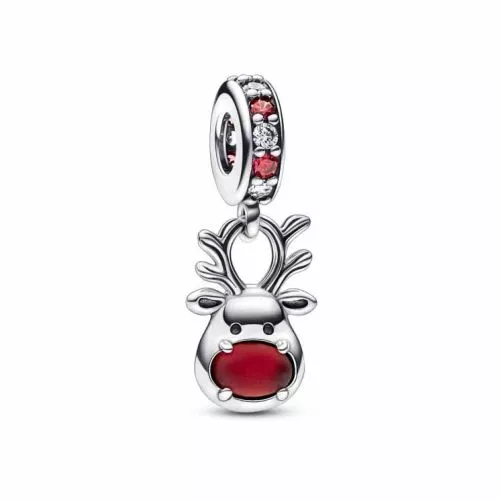 Pandora Moments Red Nose Reindeer riipushela 792330C01-1
