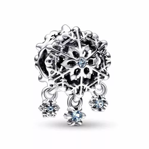 Pandora Moments Icy Snowflake Drop hela 792367C01-1