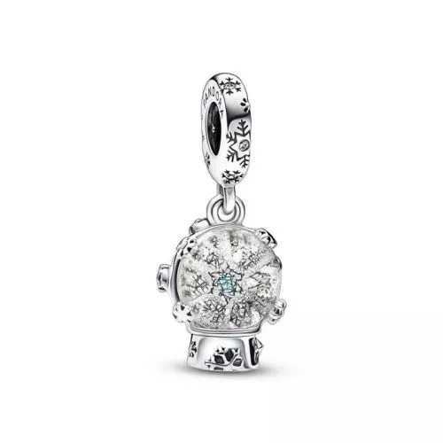 Pandora Moments Snowflake Snowglobe hela 792369C01-1