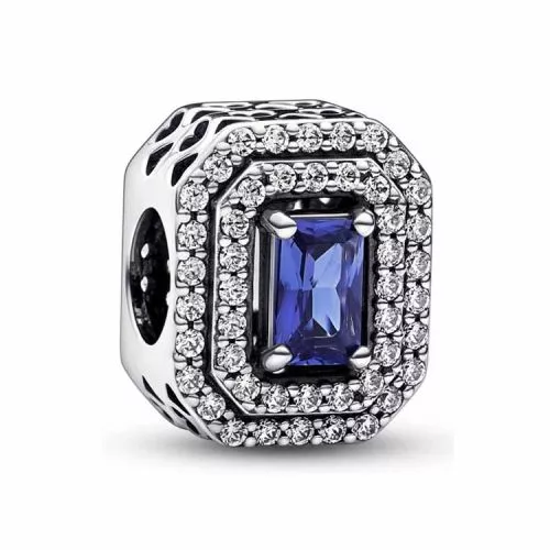 Pandora Timeless Blue Sparkling Levelled Rectangular hela 792385C01-1