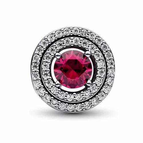 Pandora Timeless Charm Red Sparkling Levelled Round hela 792418C01-1