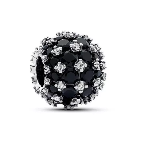 Pandora Moments Sparkling Pavé Round Black hela 792630C04-1