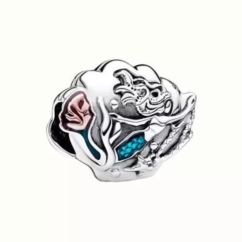 Pandora Disney The Little Mermaid Seashell Charme 792687C01-1