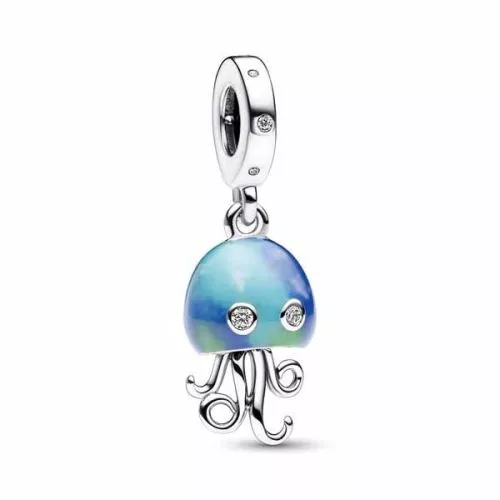 Pandora Moments Colour-changing Jellyfish Dangle hela 792704C01-1