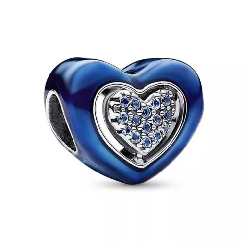 Pandora Blue Spinnable Heart hela 792750C01-1
